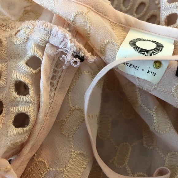 Akemi + Kin | Brooke Flutter Sleeve Eyelet Dress 0 - Picture 8 of 8